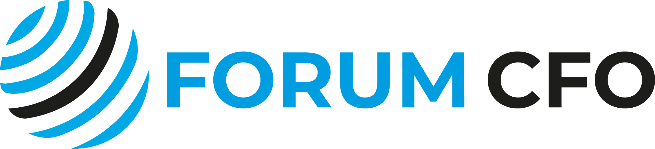 Forum CFO logo with spiral globe